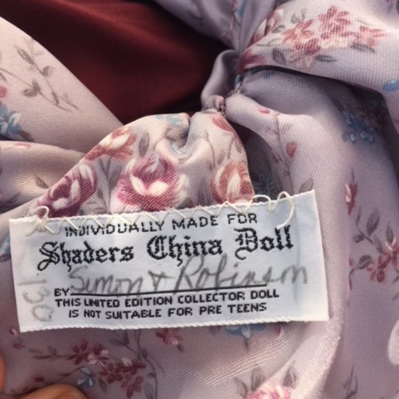 Vintage Porcelain collector dolls by Kenneth B. Shader - Picture 13 of 14